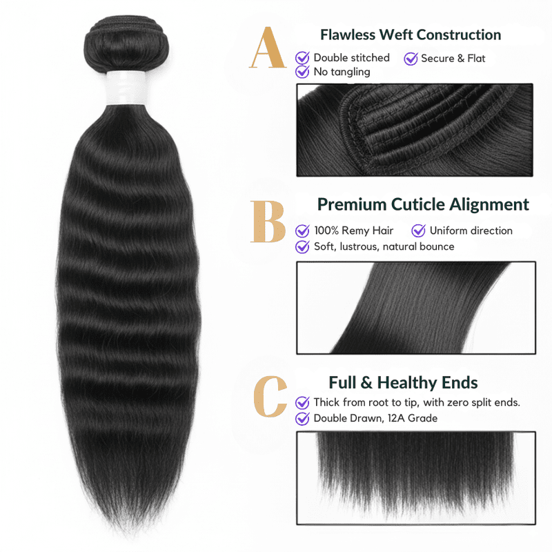 Straight Brazilian Transparent Lace Wig - Image 6