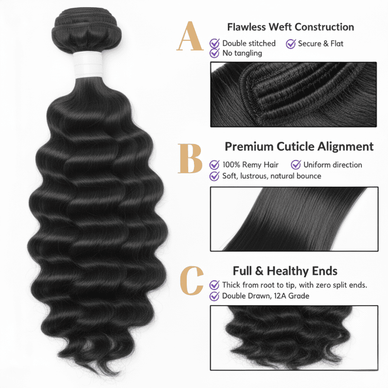 Body Wave Brazilian Hair Extensions - Image 3